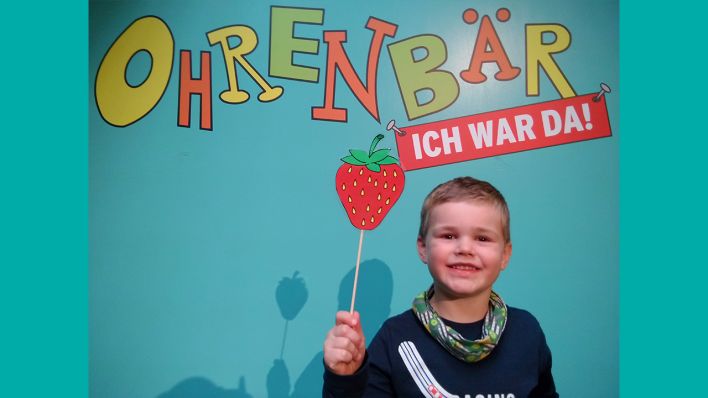 "Ich war da!" - ein Schnappschuss aus der Foto-Ecke (Quelle: rbb/OHRENBÄR)