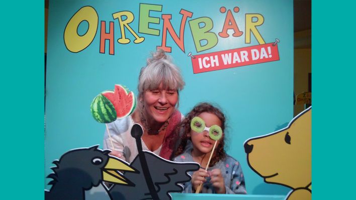 "Ich war da!" - ein Schnappschuss aus der Foto-Ecke (Quelle: rbb/OHRENBÄR)