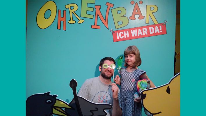 "Ich war da!" - ein Schnappschuss aus der Foto-Ecke (Quelle: rbb/OHRENBÄR)