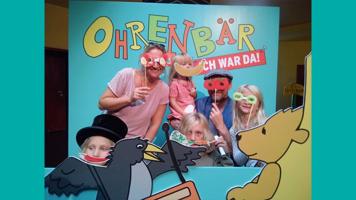 "Ich war da!" - ein Schnappschuss aus der Foto-Ecke (Quelle: rbb/OHRENBÄR)