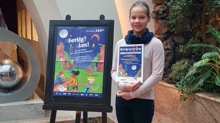 Vorfreude-Wettbewerb der ARD-Kinderradionacht: Mathilda aus Berlin gewinnt Platz 3 (Quelle: NDR)