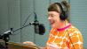 Gitte Wolfffson spricht den Elfenchor, Mitmachhörspiel der ARD-Kinderradionacht 2022 (Quelle: rbb/Konrad Bott)